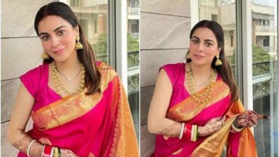 What a beauty! Shraddha Arya sets new bride goals in a beautiful pink saree, yay/nay?