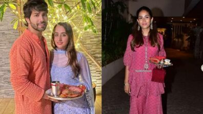 It Was A Night Of Celebrations For B-Town Ladies! Take A Look At Simple Yet Elegant Karwa Chauth Outfits: From Natasha Dalal To Mira Kapoor