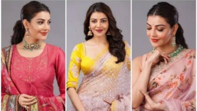 Set Your Eyes On Kajal Aggarwal’s Festive Look & Give Unforgettable Fashion Goals