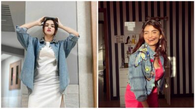 Avneet Kaur Vs Anveshi Jain: Who Teases You In Stylish Denim Jacket Outfits?