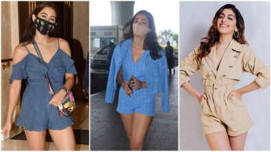 Ace in Rompers at the Air Terminal like Sara Ali Khan, Pooja Hegde and Alaya F