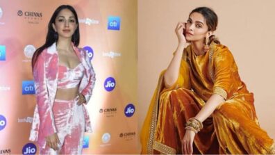 Actresses Who Slew The Fashion Game In Velvet Outfits, From Kiara Advani To Deepika Padukone