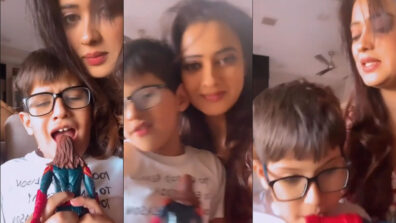 Adorable Moment: Shweta Tiwari plays ‘Spiderman’ with son, video melts hearts on internet