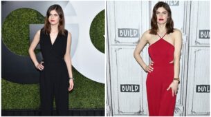 Alexandra Daddario Is Clearly Obsessed With Black Jumpsuits & Here’s A Proof