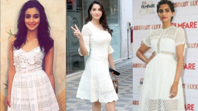 Alia Bhatt, Nora Fatehi and Sonam Kapoor slay in white crochet mini dresses, who’s your ultimate crush?