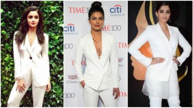 Alia Bhatt, Priyanka Chopra and Sonam Kapoor give ‘boss babe’ vibes in white pant suit, see pics