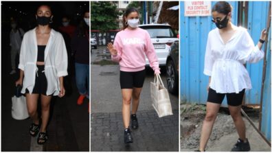 Alia Bhatt’s Cool Biker Shorts Are Giving High Glam Goals And We Are Loving It: See Pics