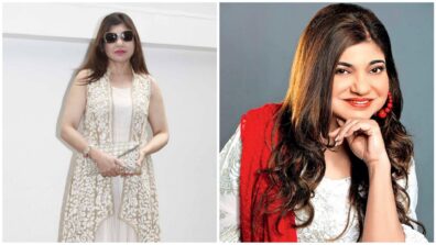 Alka Yagnik Looks Resplendent In A Sheer Lehenga Teamed With Diamond Earrings, See Here