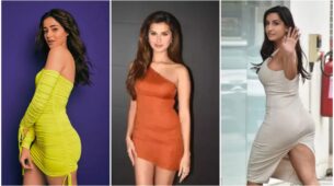 Ananya Panday, Tara Sutaria and Nora Fatehi are class apart in off-shoulder mini dress, come fall in love