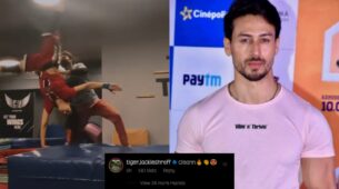 Watch Video: Disha Patani’s pro gymnasium skills, Tiger Shroff comments