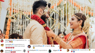 Arjit Taneja, Rahul Vaidya, Aly Goni, Adaa Khan, Disha Parmar, Guru Randhawa, Rajkummar Rao, Karan Johar wish Mouni Roy after wedding, check out