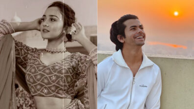 Ashi Singh shines through in her designer lehengas, Siddharth Nigam smiles