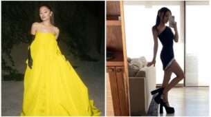 Attending a cocktail party? Ariana Grande’s yellow couture gown is perfect for you