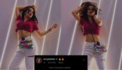 Avneet Kaur looks sultry in red crop top & white jeans, Tony Kakkar feels the heat
