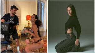 Bella Hadid Gives Us A Mise-En Look At Her Victoria’s Secret Shoot! Check It Out!
