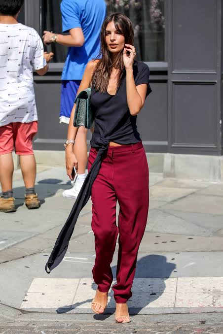 Bella Hadid To Miley Cyrus: Hollywood Ways To Ace Your Red Pants - 4