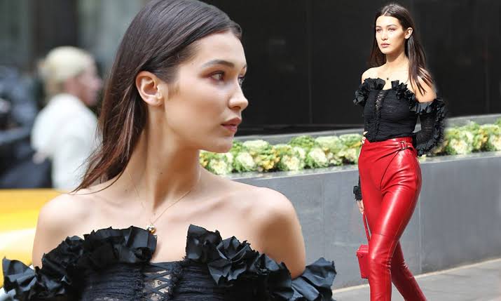 Bella Hadid To Miley Cyrus: Hollywood Ways To Ace Your Red Pants - 2