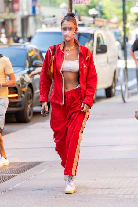 Bella Hadid To Miley Cyrus: Hollywood Ways To Ace Your Red Pants - 3