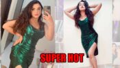 Bhojpuri Actress Aamrapali Dubey Looks Super Hot In Green Dress, Here’s Why She Apologised To Santa