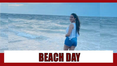 Bhojpuri actress Akshara Singh shares her Beach Day look in flowy top and ribbed shorts, See Pics