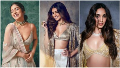 Bhumi Pednekar, Tara Sutaria and Kiara Advani grab eyeballs in deep-neck plunge bra inspired blouse, see pics