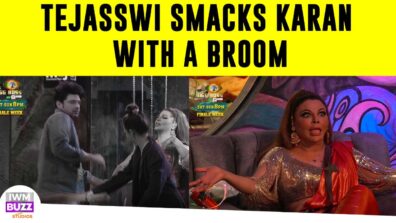 Bigg Boss 15 Spoiler Alert: Tejasswi Prakash smacks Karan Kundrra with a broom; Rakhi Sawant gets insecure