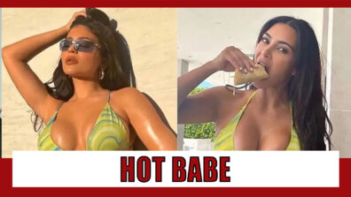 BIKINI BABES: Kylie Jenner Or Kim Kardashian? Who Looks Hotter In Matching Green Bikini?, See Pic