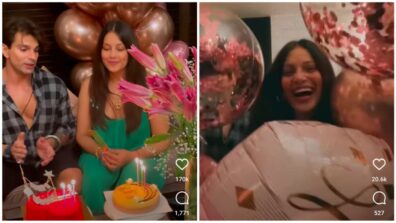 Bipasha Basu grooves to Blackpink song on her birthday, gets a romantic kiss from husband Karan Singh Grover