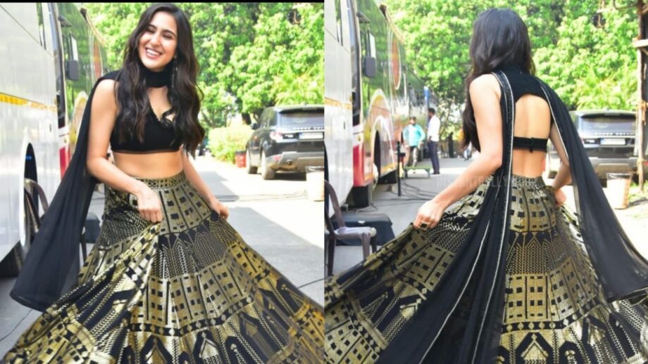 Black & gold makes for a killer combination! Shraddha Kapoor to Sara Ali Khan: Whose outfit would you wear for the festive season? - 1