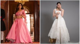 Blue or Pastel or Golden: Which lehenga look of Tulsi Kumar is your favorite?