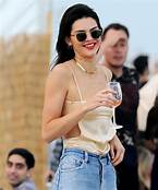 Can She Just Stop? Kendall Jenner Poses While Sipping Wine, Which Looks Like A Snack - 3