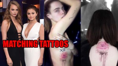 Cara Delevingne and Selena Gomez’s matching water colour tattoos are breaking the internet