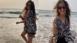 Chill Mode On: Ashi Singh sets beach on fire in hot pants, enjoys dancing on  Pushpa song ‘Srivalli’