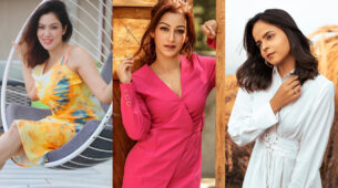 Colours! Vibrance! Shine! TMKOC beauties Munmun Dutta, Sunayana Fozdar & Palak Sindhwani go playful with classic midi dresses