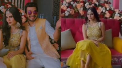 Congratulations: Mouni Roy all set to become dulhaan, looks super cute in mehendi ceremony with BFF Arjun Bijlani