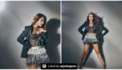 Couple Goals: Malaika Arora flaunts hot legs in fluffy midi outfit, Arjun Kapoor appreciates