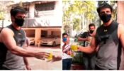 Covid-19 Messiah Rocks: Sonu Sood caught on camera distributing juice to paparazzi outside residence, netizens salute him