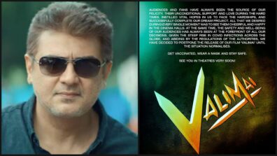 Covid-19 Third Wave Impact: Superstar Ajith’s Valimai postponed amid Omicron surge