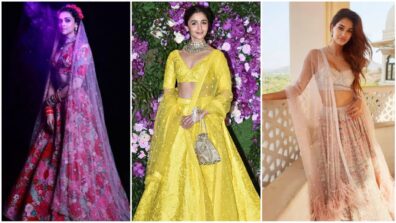 Deepika Padukone, Alia Bhatt and Disha Patani are mesmerizing damsels in Sabyasachi lehengas