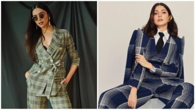 Deepika Padukone To Anushka Sharma: Bollywood Hotties Who Slayed In Gorgeous Plaid Co-Ords