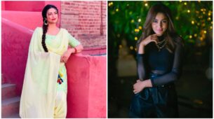 Desi Vs Videsi: Divyanka Tripathi’s ethnic patiala style outfit Vs Sana Makbul’s western hot pant style, pick your favourite