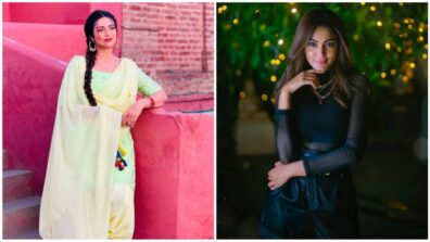 Desi Vs Videsi: Divyanka Tripathi’s ethnic patiala style outfit Vs Sana Makbul’s western hot pant style, pick your favourite