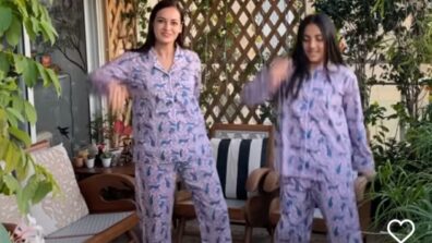 Dia Mirza has fun with her stepdaughter and wears matching PJs, Watch video