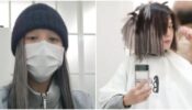 BTS: Jimin reveals ‘before and after’ selfies of highlight extensions; J-Hope exclaims, “HOT.”