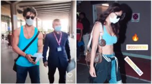 Disha Patani & Tiger Shroff hit a comeback from Maldives with Fashion Twinning moment