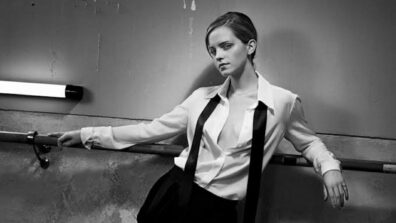 Emma Watson Looks Ravishing In This White Monochrome Look