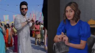 Erica Fernandes glow in blue bodycon dress, Parth Samthaan goes all hearts