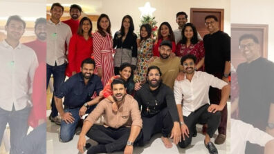 Family Of Superstars: Ram Charan and Allu Arjun come together for special group photo, fans can’t keep calm