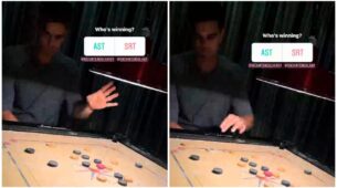 Family Tournament: Sara Tendulkar cheers for Sachin and Arjun Tendulkar in carrom game, who won?