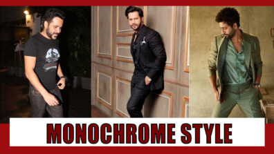 Fashion Alert: Emraan Hashmi, Varun Dhawan, Vicky Kaushal elevate your style with these monochrome dresses